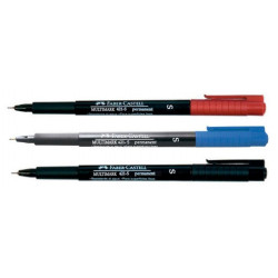 Marcador indeleble CD OHP 421 S faber castell